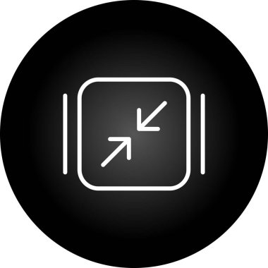 Web simgesi, vektör illüstrasyonunu yeniden boyutlandır     