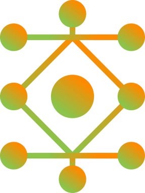 Ağ Analizi web simgesi, basit vektör illüstrasyonu