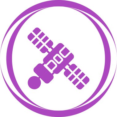 uydu simgesi web illüstrasyonu