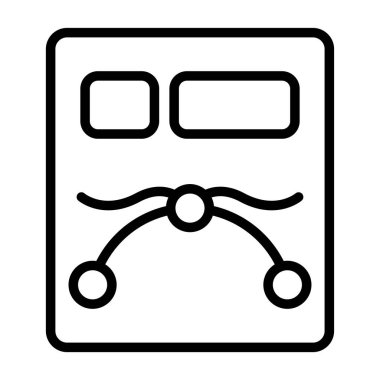 Vektör dosya simgesi çizimi 