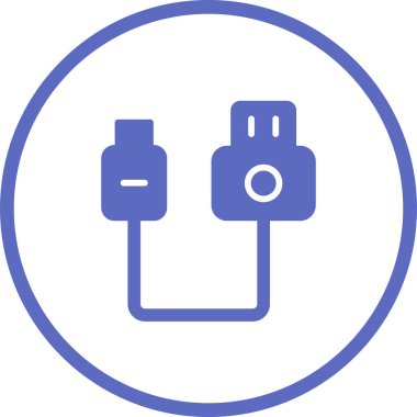 usb simgesi, web tasarımı için illüstrasyon