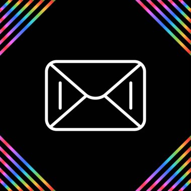 posta zarfı web basit illüstrasyon