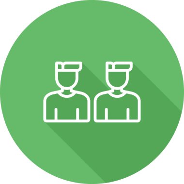 Grup simgesinin vektör illüstrasyonu