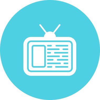 tv simge vektör çizim