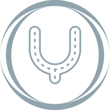 Küf modern simgesi beyaz arkaplanda izole 