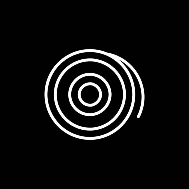 Elektrik Teybi ağ simgesi vektör illüstrasyonu