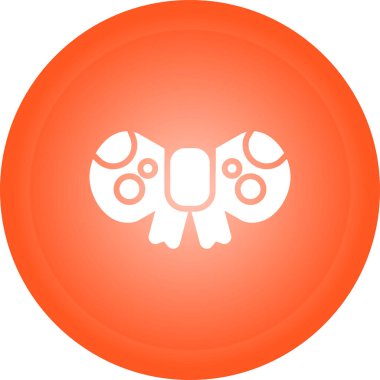 kurdeleli yay simgesi, web illüstrasyonu