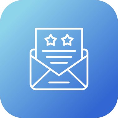 Bir harf simgesinin vektör illüstrasyonu 