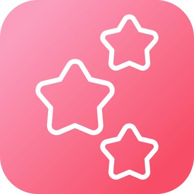 Yıldız patlaması etkisi simgesi, vektör illüstrasyonu 