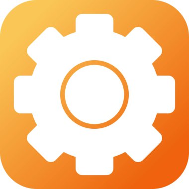 Teçhizat Web simgesi basit illüstrasyon