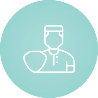 user icon, vector illustration simple design