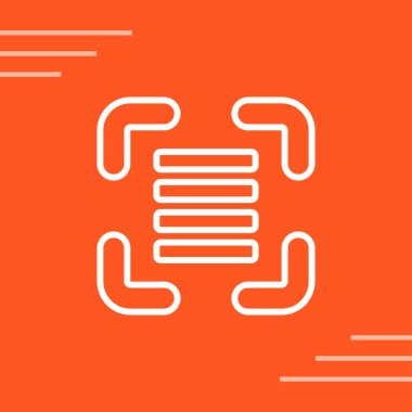 Beyaz arkaplanda haklı gösterilmiş simge izole edildi