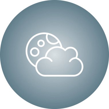 bulut web simgesi basit illüstrasyon