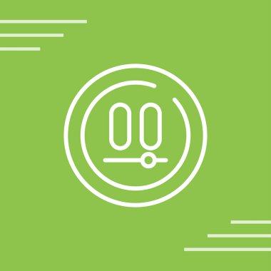 Video Duraklatma Çemberi Simge vektör çizimi