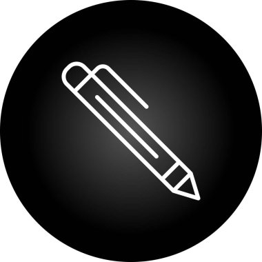 kalem simgesinin vektör illüstrasyonu 