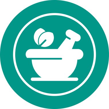 Bitkisel İlaç ikonu, Pestle ve havan topu