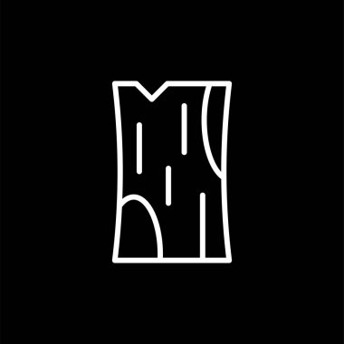 Tahta. Web simgesi basit illüstrasyon