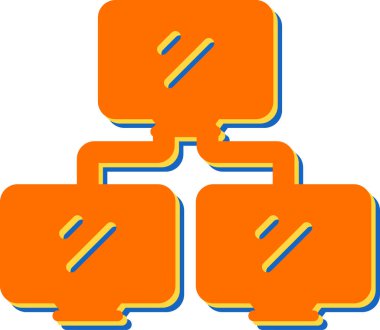 ağ web simgesi, vektör çizim