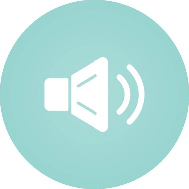 Ses hoparlörü web illüstrasyonu