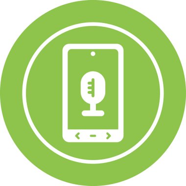 Mikrofon Simgesi, Kayıt Düğmesi, Kayıt İşareti, Vektör Resimleri 