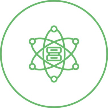 Bir Veri Bilimi simgesinin vektör çizimi