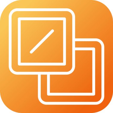 Önplan web simgesi, vektör illüstrasyonu