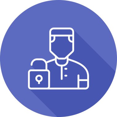 user icon, vector illustration simple design