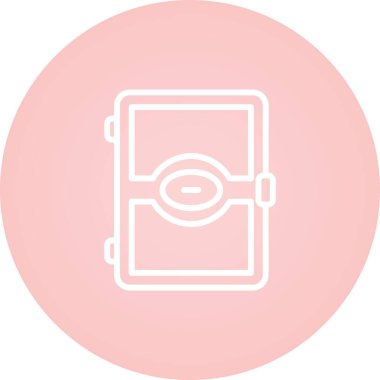 Kapı simgesinin vektör illüstrasyonu