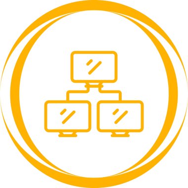 ağ web simgesi, vektör çizim