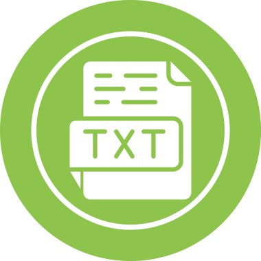 txt dosya biçimi web basit illüstrasyonuName