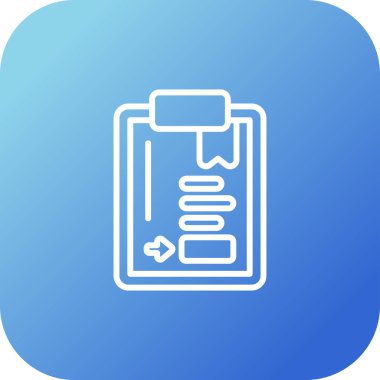 Pano simgesi, vektör illüstrasyonu basit tasarım