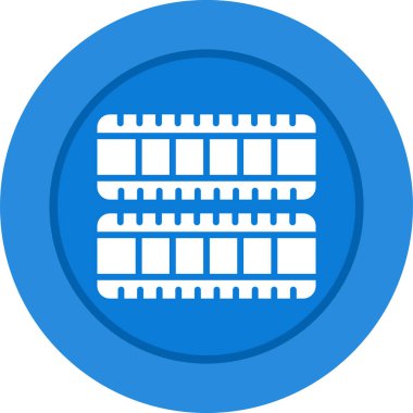 Beyaz arkaplanda izole edilmiş modern simge kaydırılıyor 