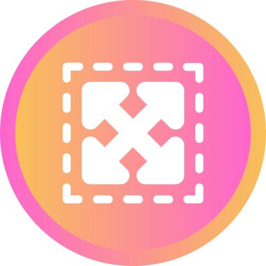 Büyütme Ağ simgesinin vektör illüstrasyonu