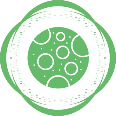 Ay ağ simgesinin vektör illüstrasyonu