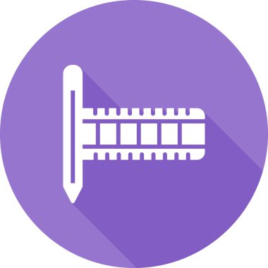 Film Düzenleme Web simgesi vektör illüstrasyonu