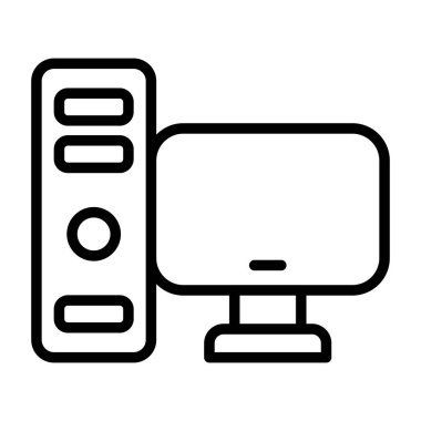 Bilgisayar web simge vektör çizim
