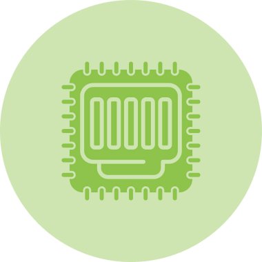 Ethernet web simgesinin vektör illüstrasyonu