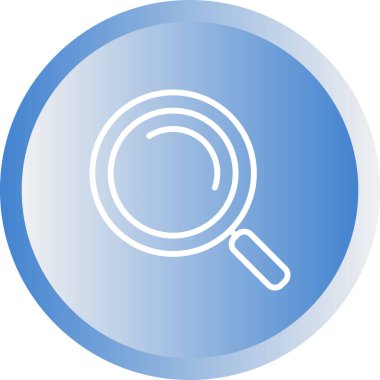 Arama simgesi vektör illüstrasyonu 