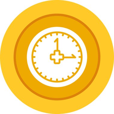 Saat simgesi web basit illüstrasyon