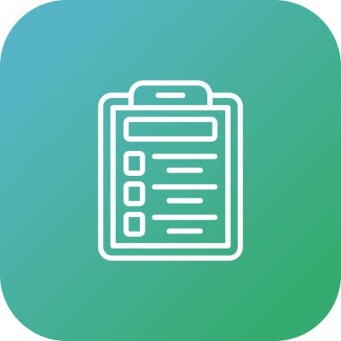 Pano simgesi, vektör illüstrasyonu basit tasarım