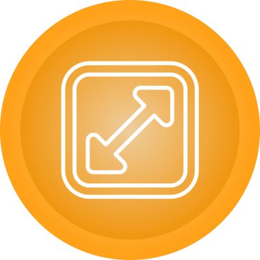 Büyütme Ağ simgesinin vektör illüstrasyonu