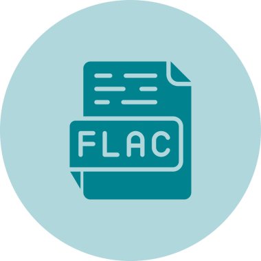 FLAC dosya biçimi web illüstrasyonuName