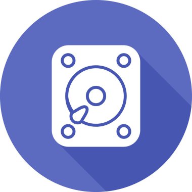 Harici Hard Diskin vektör çizimi 