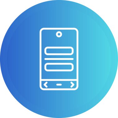 cep telefonu simgesi, vektör illüstrasyon tasarımı 