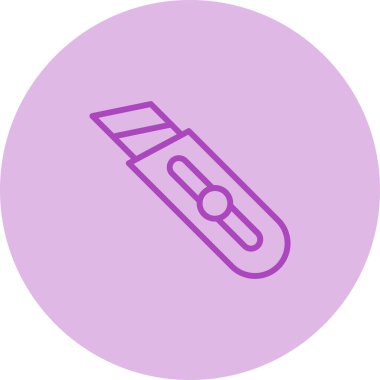 Kağıt Kesicisi web simgesi, basit vektör illüstrasyonu