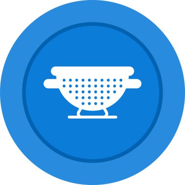 Colander web simgesi vektör illüstrasyonu 