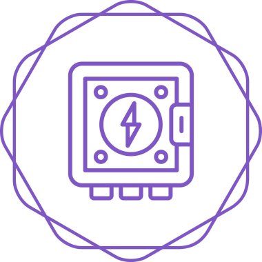 Elektrik Panelinin vektör illüstrasyonu