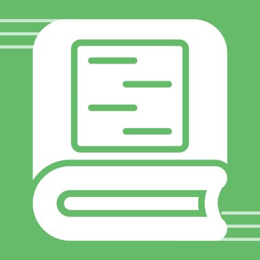 kitap web simgesi, vektör illüstrasyonu 