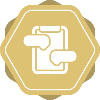 Mesaj Hizmeti Web simgesi vektör illüstrasyonu