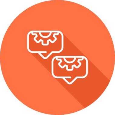 kabarcık sohbet iletişim simgesi - özet biçimi 